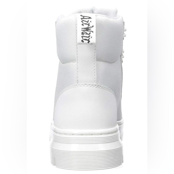 •DR. MARTENS•BNWT WOMEN'S COMBS WHITE COMBAT BOIT EXTRA TOUGH BALLISTIC SIZE 10 - Picture 7 of 10